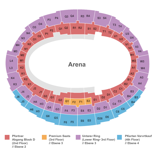 Kleine Olympiahalle - Munich Arena Seating Chart